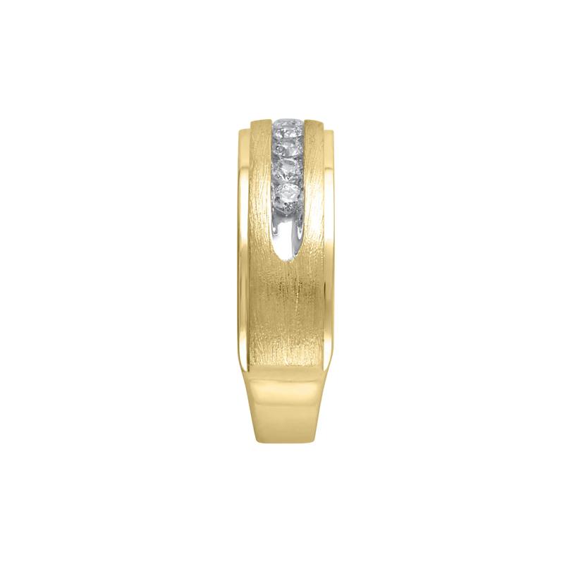 Men&#39;s Diamond Band in 14K Yellow Gold &#40;1/2 ct. tw.&#41; – Image 3 of 3