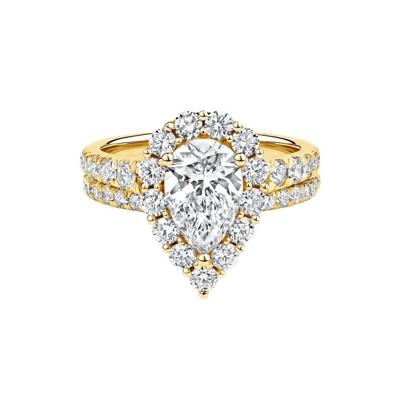 Alexis Lab Grown Diamond Engagement Set in 14K Yellow Gold (3 1/4 ct. tw.) – Image 1 of 4