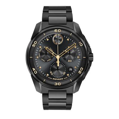 Men's Verso S Watch in Black-Tone Stainless Steel, 44mm