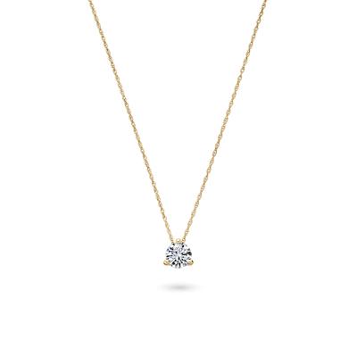 Lab Grown Diamond  Solitaire Pendant