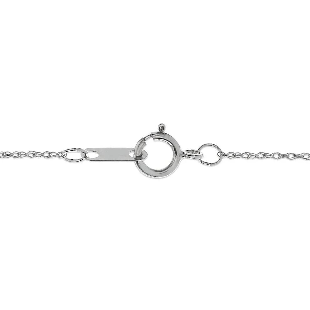 Tanzanite &amp; 1/7 ct. tw. Diamond Pendant in 10K White Gold – Image 3 of 3