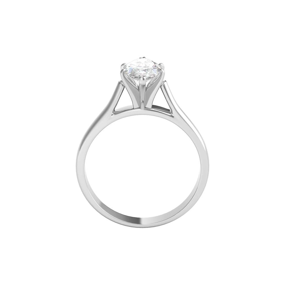 1 ct. tw. Diamond Solitaire Engagement Ring in 14K White Gold – Image 2 of 3