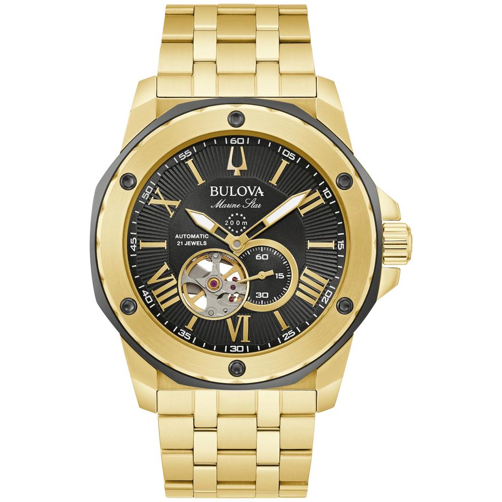 Gent's Marine Star Watch in Gold-Tone Stainless Steel – Image 1 of 3