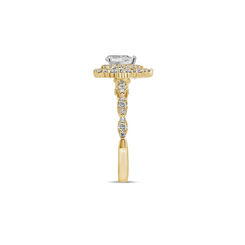 Charlize Pear-Shaped Diamond Engagement Ring in 14k Yellow Gold (1 ct. tw.) – Image 3 of 3