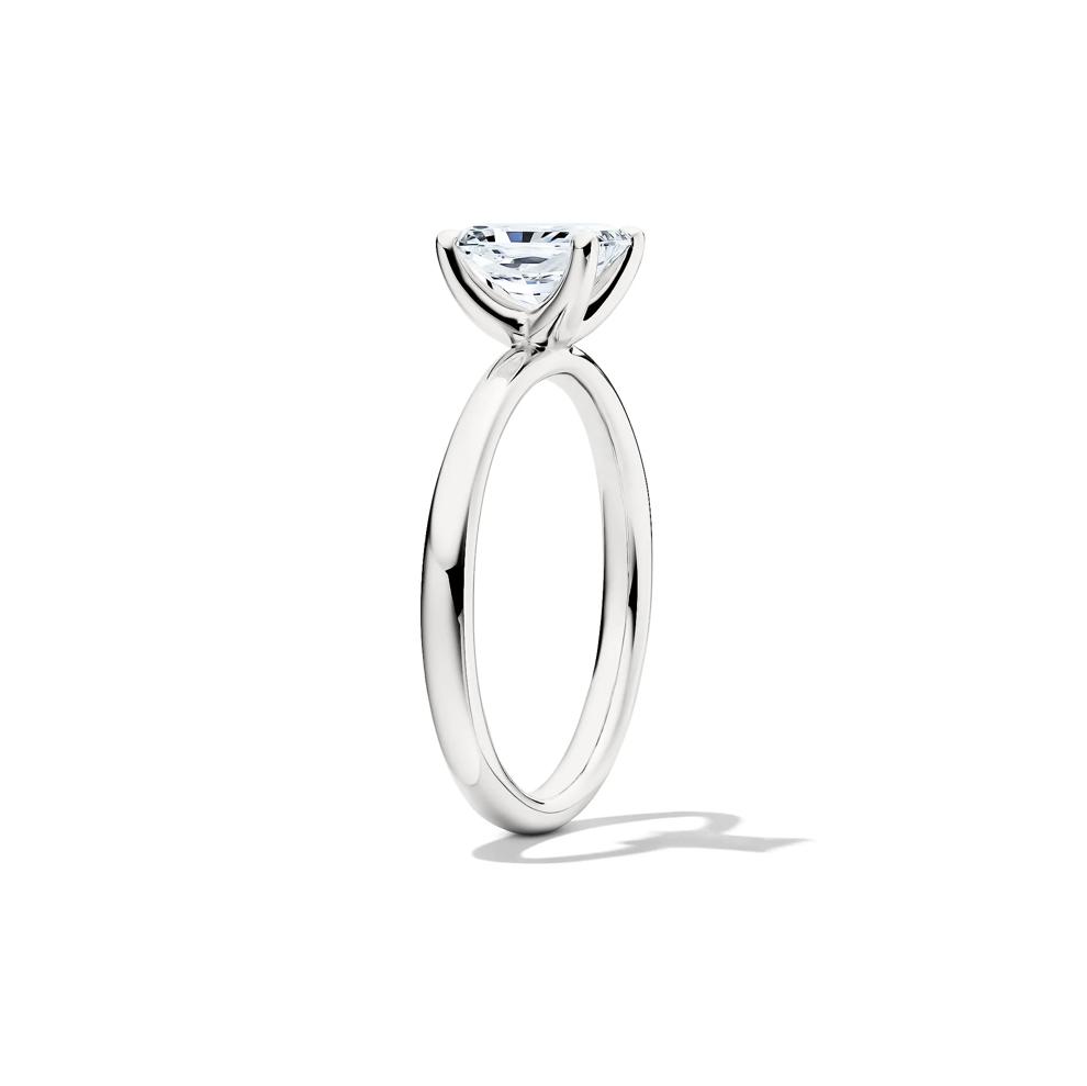 Diamond Radiant-Cut Solitaire Engagement Ring in 14K White Gold (1 ct.) – Image 3 of 5