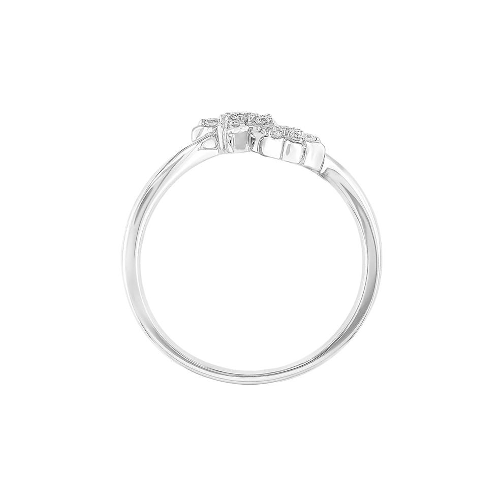 Diamond Star Ring in 10K White Gold (1/7 ct. tw.) – Image 2 of 3