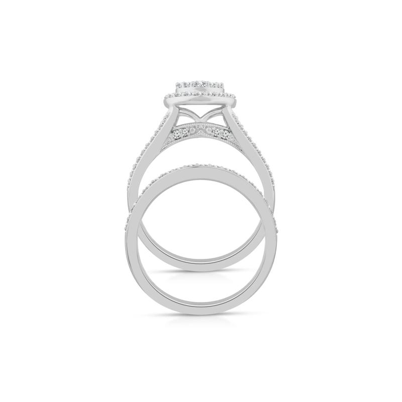 Pear-Shaped Diamond Engagement Ring Set in 10K White Gold &#40;1 1/2 ct. tw.&#41; – Image 2 of 3
