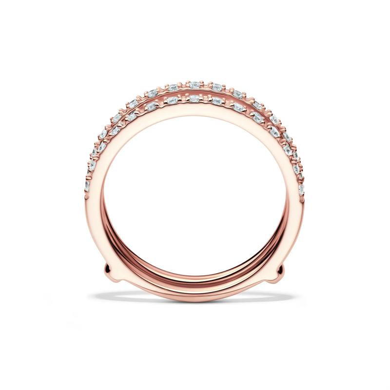 Lab Grown Diamond Straight Insert in 14K Rose Gold &#40;1/3 ct. tw.&#41; – Image 2 of 4