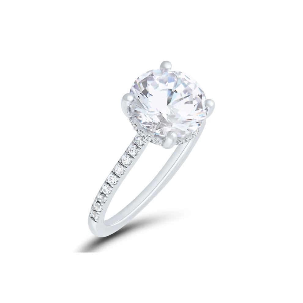 Lab Grown Diamond Engagement Set in 14K White Gold (4 ct. tw.) – Image 5 of 6