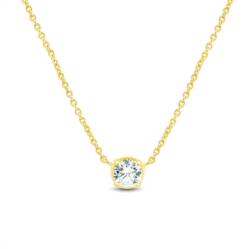 Lab Grown Diamond Round Box Set in Vermeil &#40;1/2 ct. tw.&#41; – Image 4 of 8