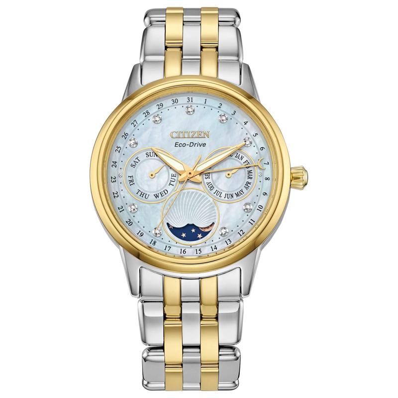 Ladies&#39; Calendrier Watch in Two-Tone Stainless Steel, 37MM – Image 1 of 3