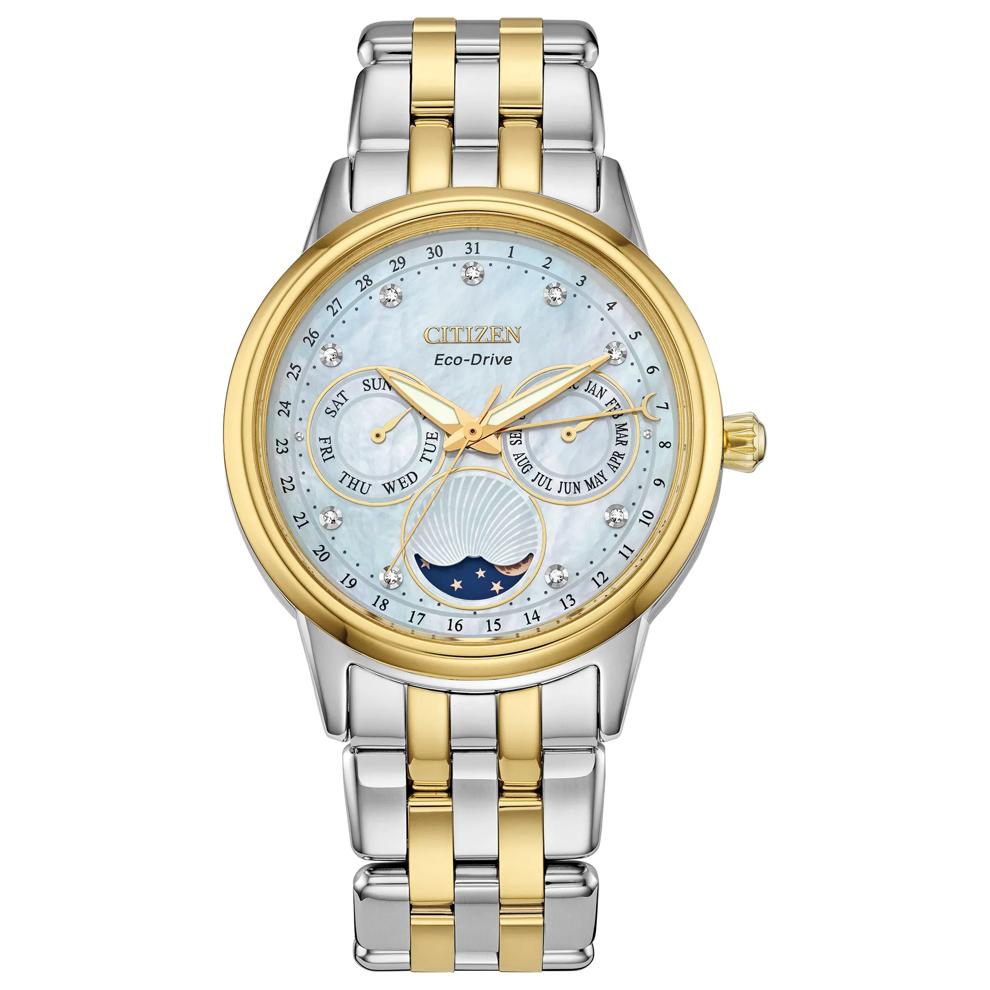 Ladies' Calendrier Watch in Two-Tone Stainless Steel, 37MM – Image 1 of 3