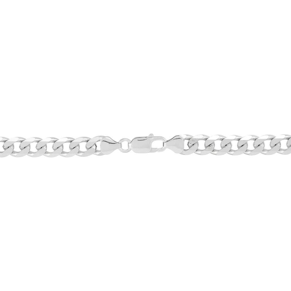 Flat Curb Chain in Sterling Silver, 22" – Image 2 of 2