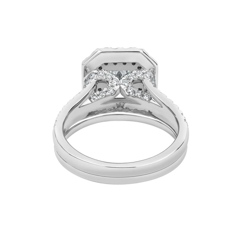 Samantha Lab Grown Diamond Engagement Set in 14K White Gold &#40;3 ct. tw.&#41; – Image 5 of 5