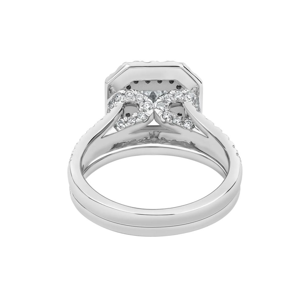 Samantha Lab Grown Diamond Engagement Set in 14K White Gold (3 ct. tw.) – Image 5 of 5