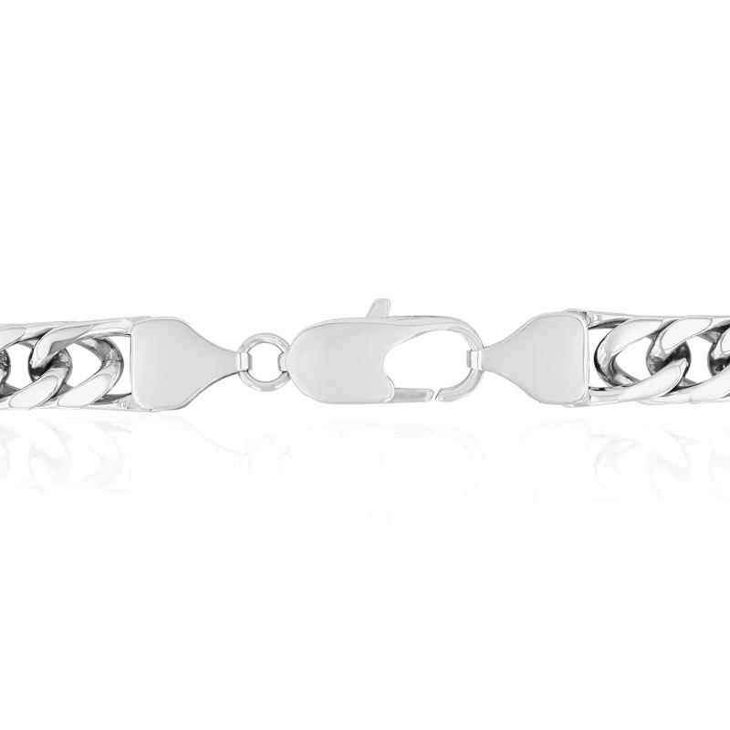 Men&rsquo;s Diamond Curb Chain in Stainless Steel &#40;1/2 ct. tw.&#41;, 20&rdquo; – Image 2 of 2