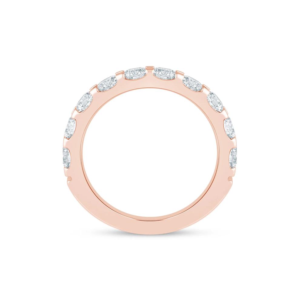 Lab Grown Diamond Wedding Band in 14K Rose Gold (2 ct. tw.) – Image 2 of 3