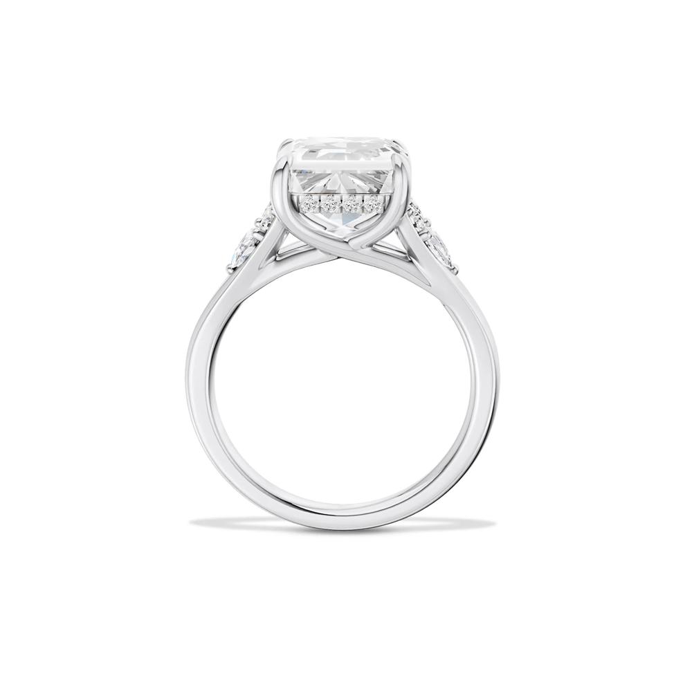Wilma Lab Grown Diamond Asscher-Cut Center Engagement Ring in Platinum (4 1/2 ct. tw.) – Image 2 of 4