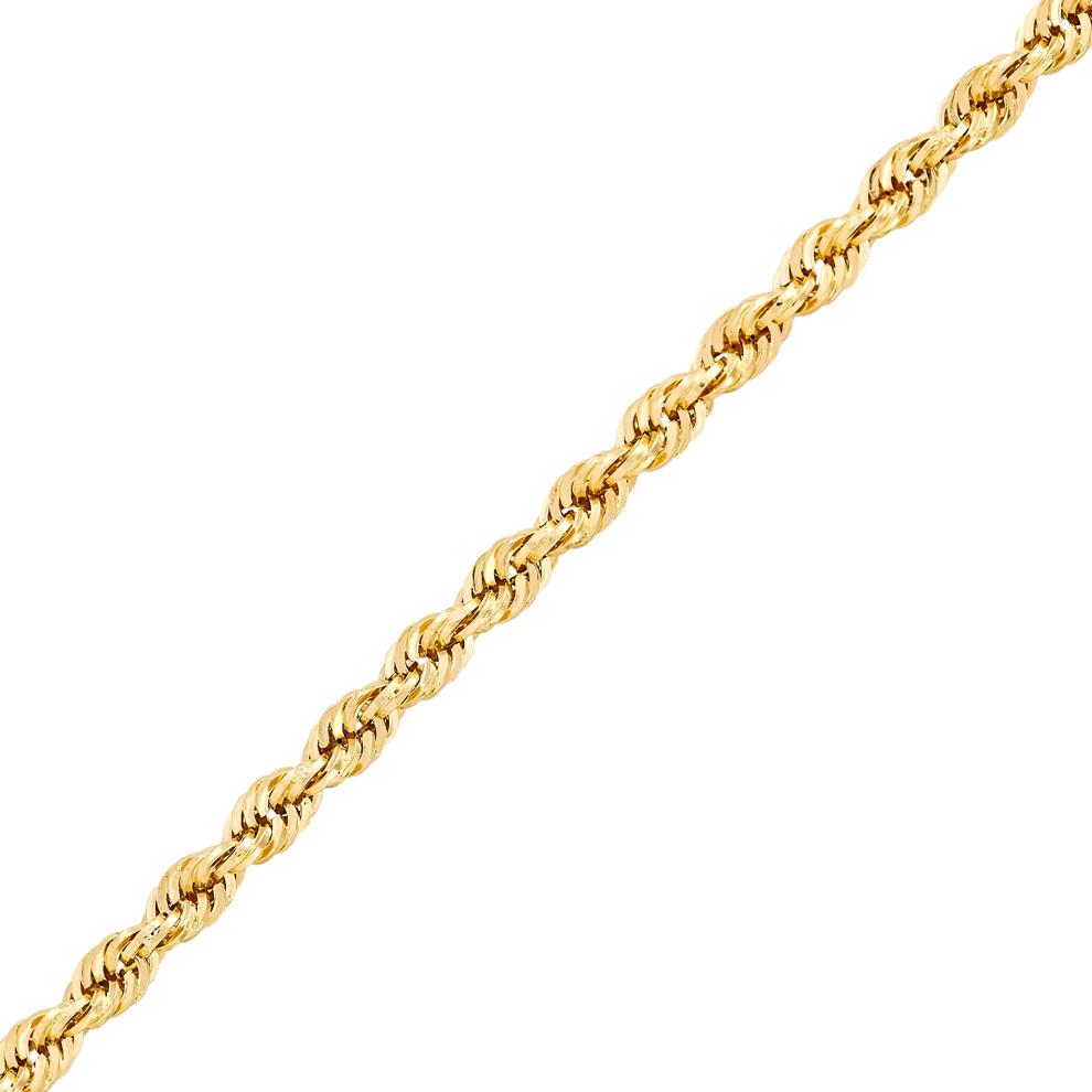 Solid Rope Chain in 14K Yellow Gold, 18" – Image 2 of 4