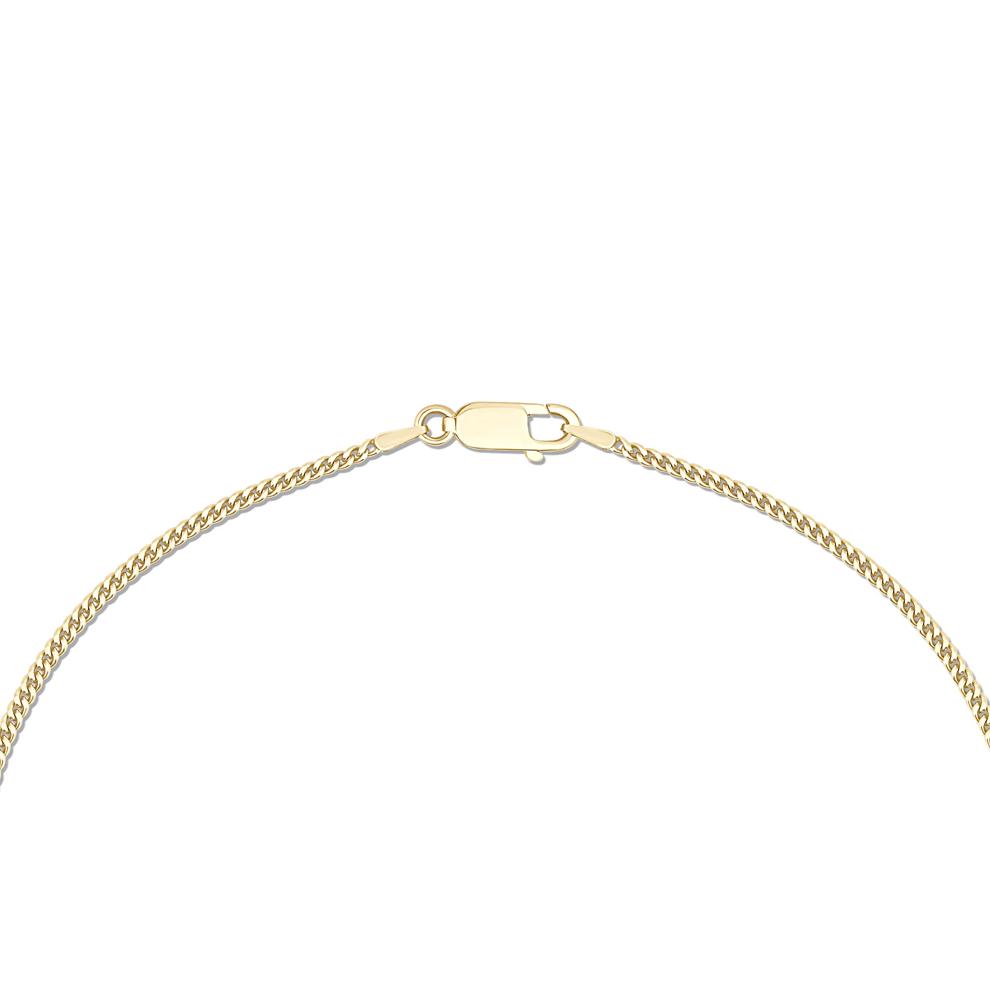 Lab Grown Diamond Round Pendant Necklace in 10K Yellow Gold (1 1/2 ct. tw.) – Image 2 of 4
