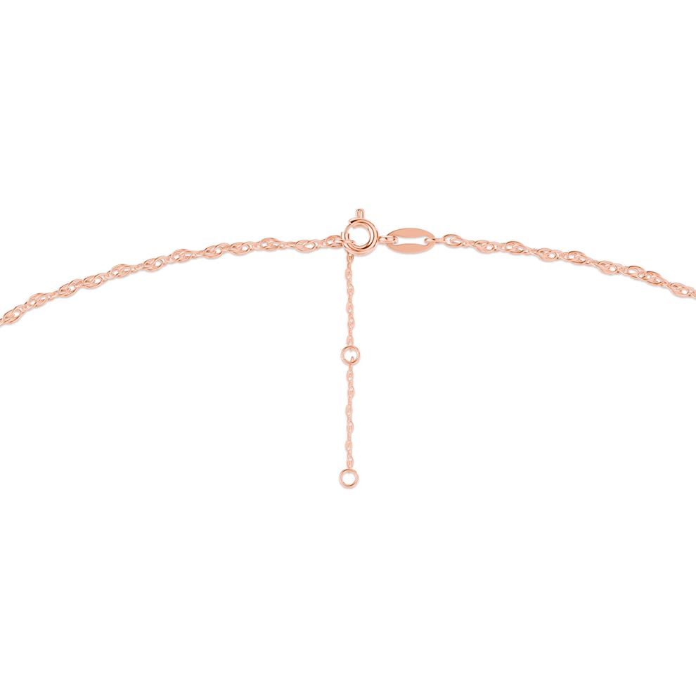 Lab Grown Diamond Three-Stone Pendant in 10K Rose Gold (1/2 ct. tw.) – Image 2 of 4