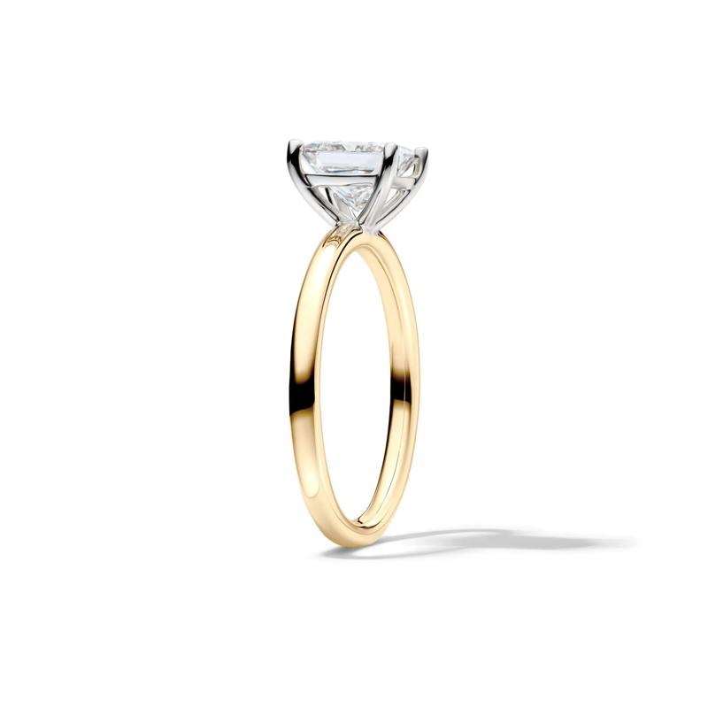 Lab Grown Diamond Princess-Cut Solitaire Engagement Ring in 14K Yellow Gold (1 1/2 ct.) – Image 3 of 4