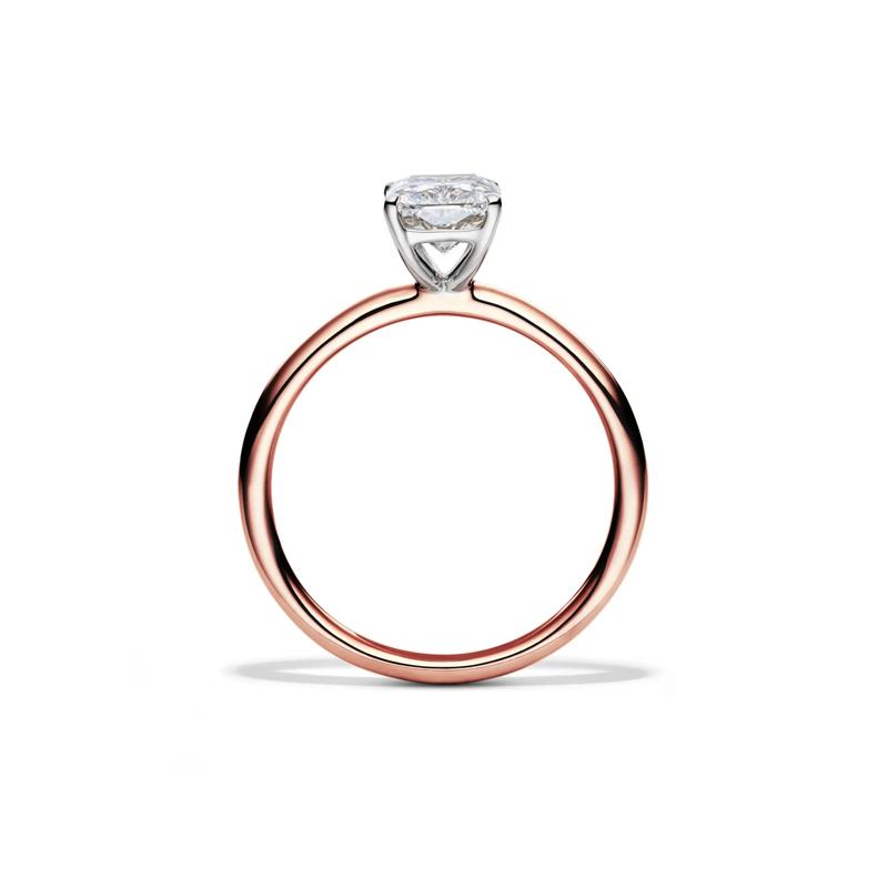 Lab Grown Diamond Radiant-Cut Solitaire Ring in 14K Rose Gold (1 1/2 ct.) – Image 2 of 4