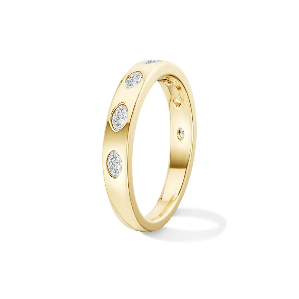 Rosie Lab Grown Diamond Matching Wedding Band in 14K Yellow Gold (1/3 ct. tw.) – Image 3 of 4