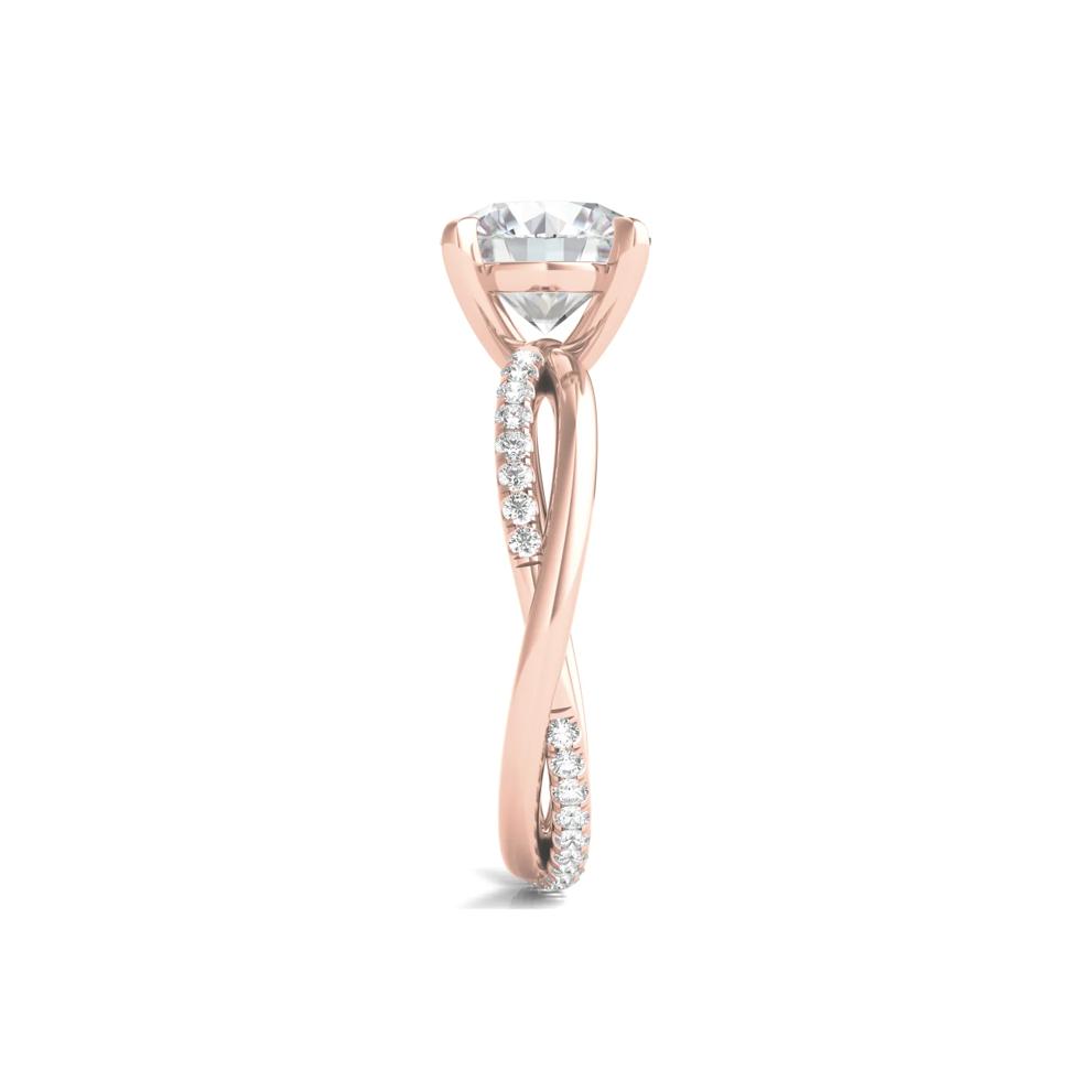 Lab Grown Diamond Engagement Ring in 14K Rose Gold (2 1/3 ct. tw.) – Image 3 of 4