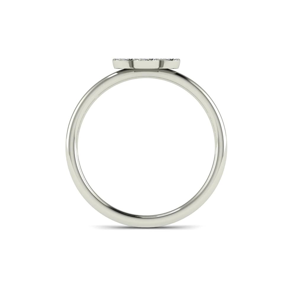 Diamond Clover Ring in 10K White Gold (1/10 ct. tw.) – Image 2 of 4