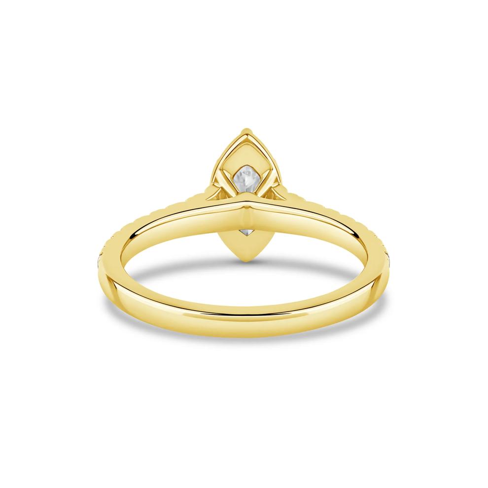 Marquise-Cut Diamond Engagement Ring in 14K Yellow Gold (3/4 ct. tw.) – Image 4 of 4