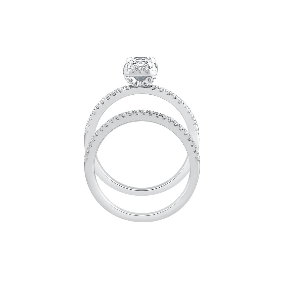 Lab Grown Diamond Engagement Set in 10K White Gold (1 ct. tw.) – Image 2 of 3