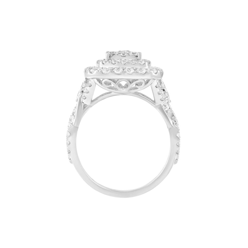 Diamond Engagement Ring in 10K White Gold (1 1/2 ct. tw.) – Image 2 of 3