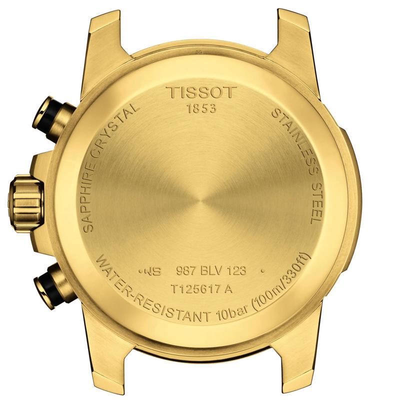 Tissot® Men's Supersport Watch in Gold-Tone Stainless Steel
