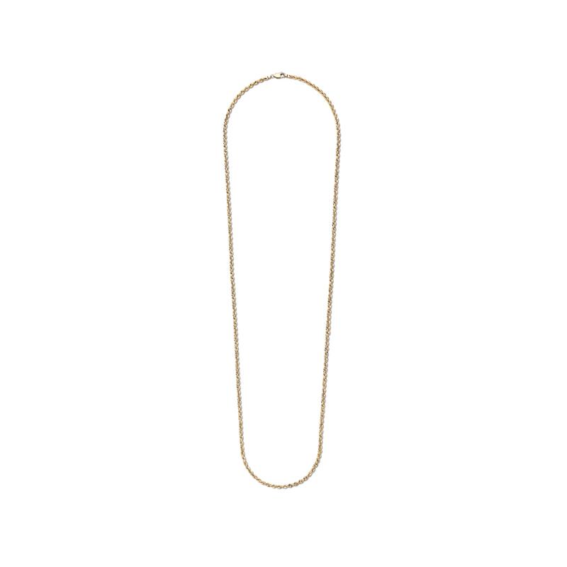 Heavy Hollow Rope Chain in 14K Yellow Gold, 30" – Image 2 of 3