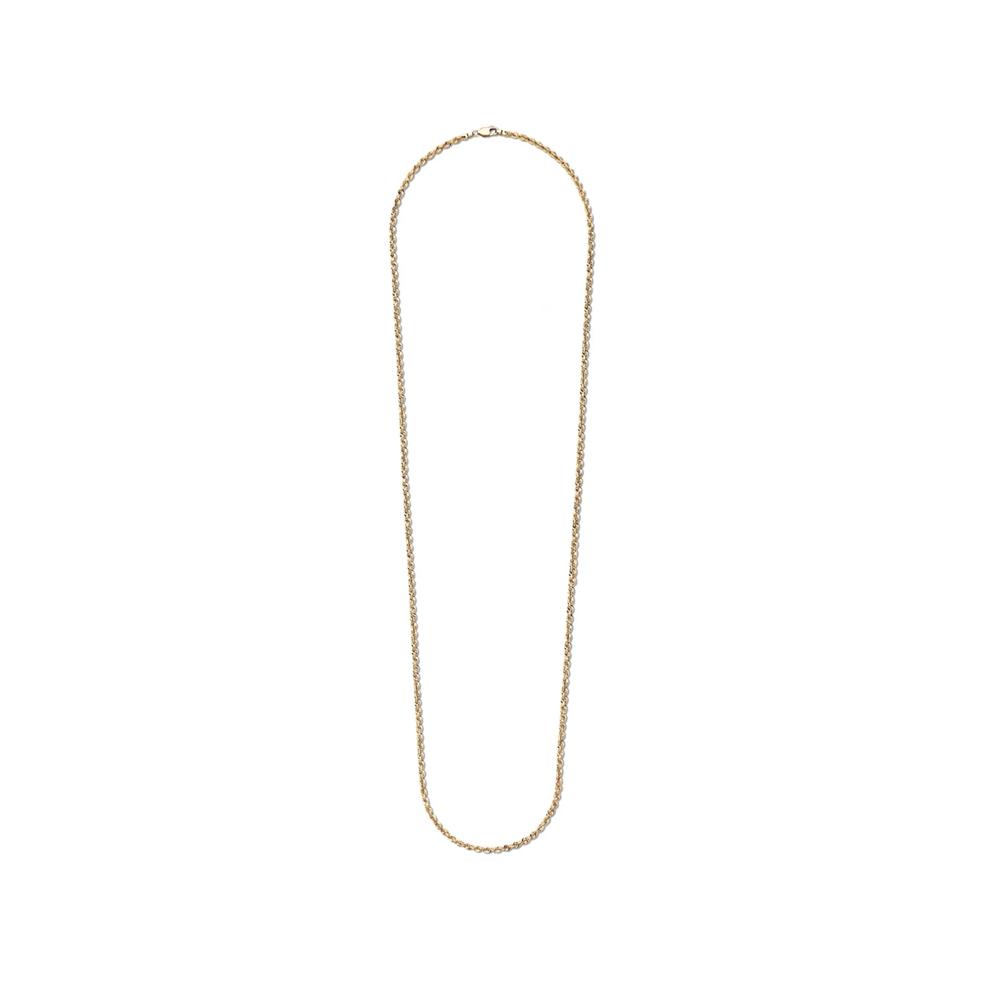 Heavy Hollow Rope Chain in 14K Yellow Gold, 30" – Image 2 of 4