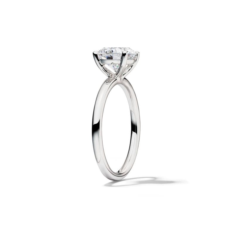 Lab Grown Diamond Solitaire Round Engagement Ring in Platinum &#40;2 ct.&#41; – Image 3 of 4