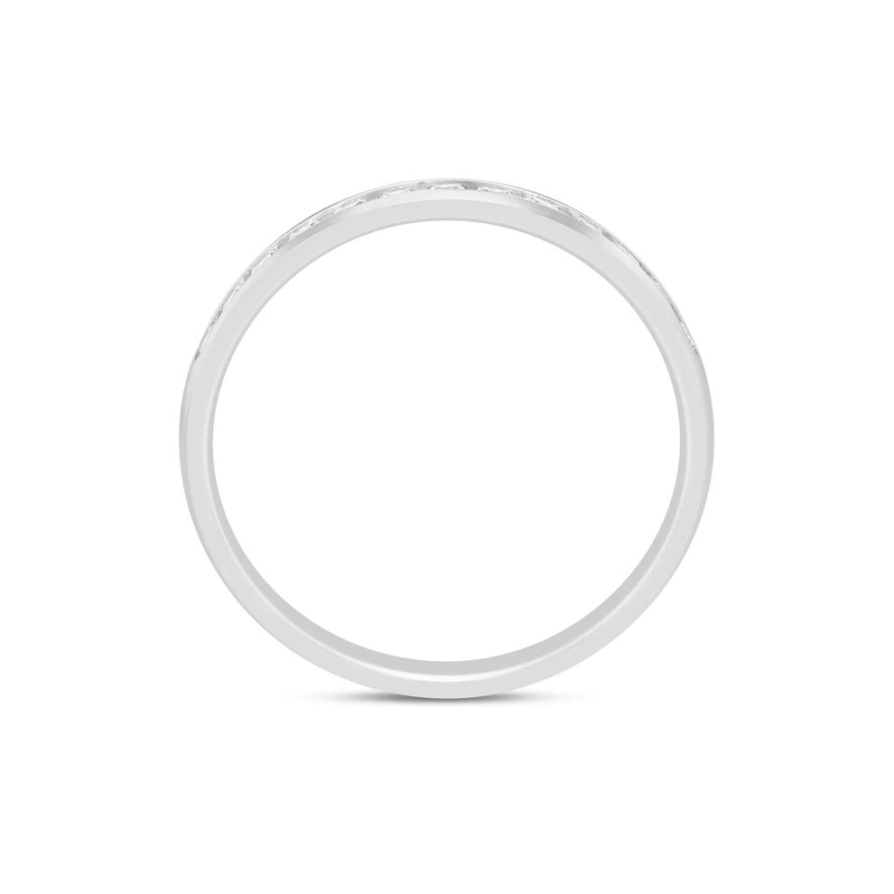 Diamond Channel Band in 14K White Gold (1/4 ct. tw.) – Image 2 of 3