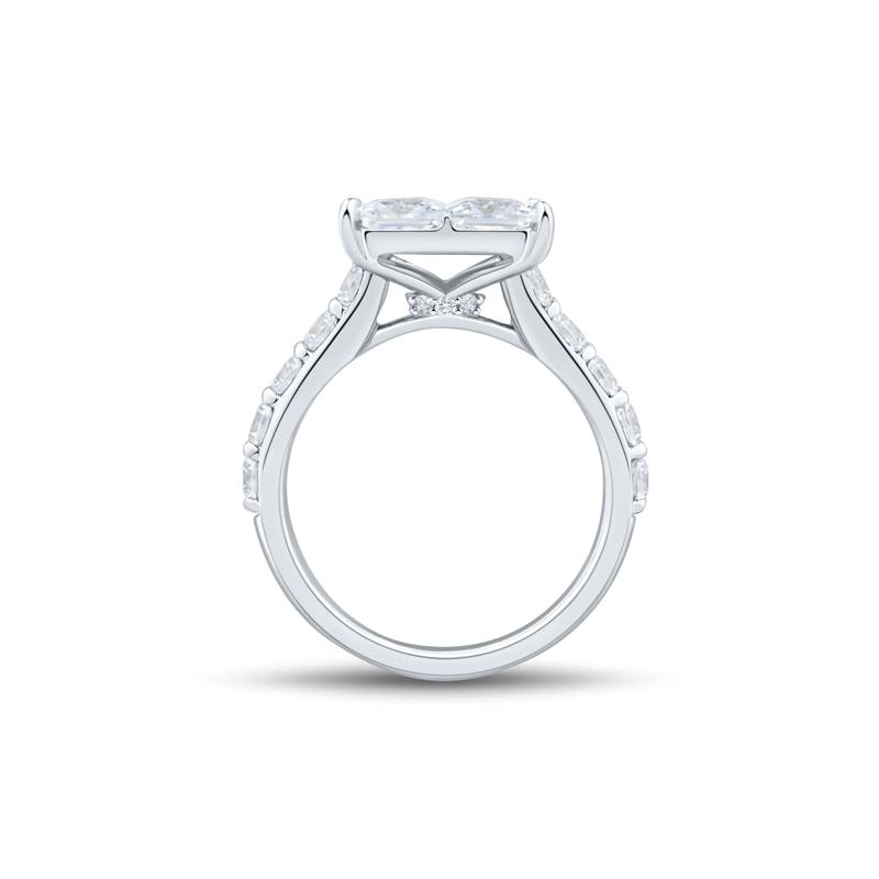 Lab Grown Diamond Composite Engagement Ring in 10K White Gold &#40;4 ct. tw.&#41; – Image 2 of 3