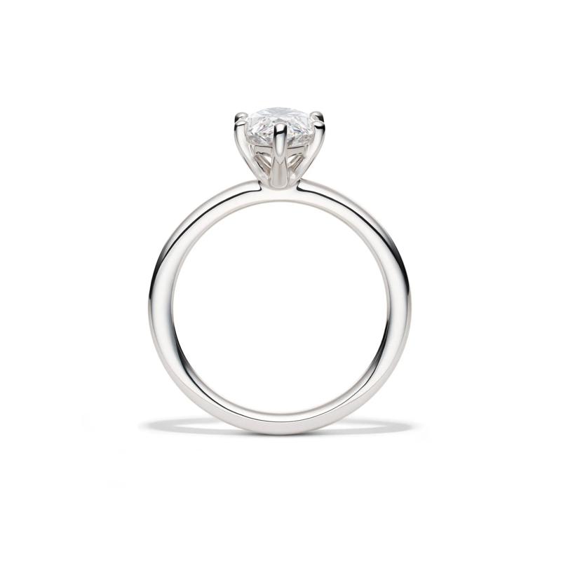 Lab Grown Diamond Solitaire Marquise Engagement Ring in 14K White Gold &#40;2 ct.&#41; – Image 2 of 4