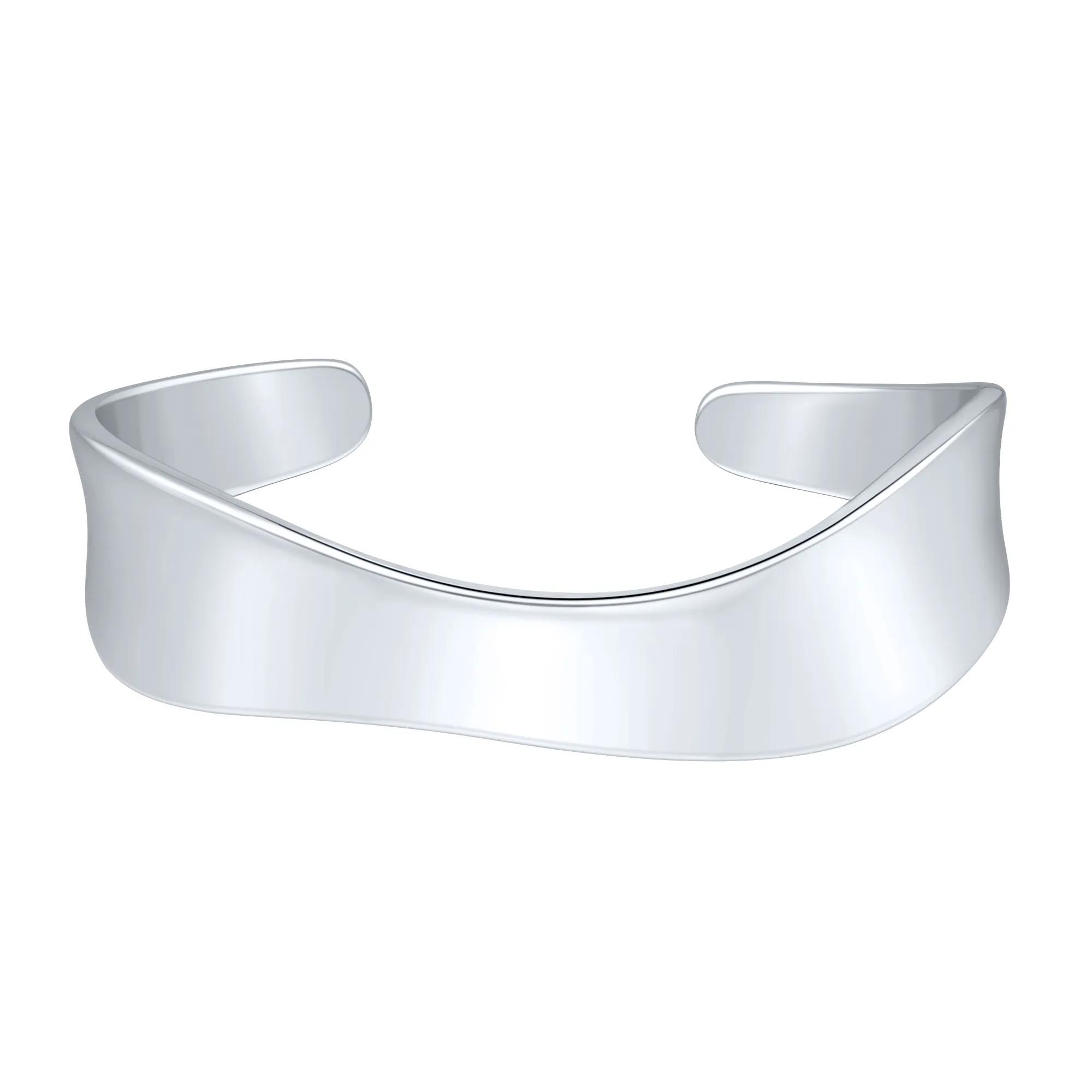 Silpada x Helzberg Wavy Cuff Bangle in Sterling Silver