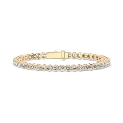 Diamond Tennis Bracelet in 10K Yellow Gold, 7" (5 ct. tw.)