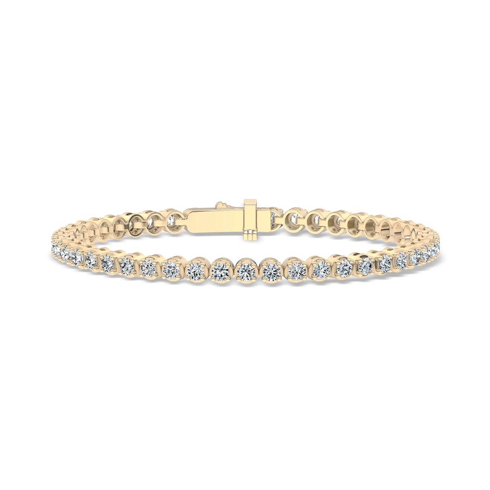 Diamond Tennis Bracelet in 10K Yellow Gold, 7" (5 ct. tw.) – Image 1 of 2