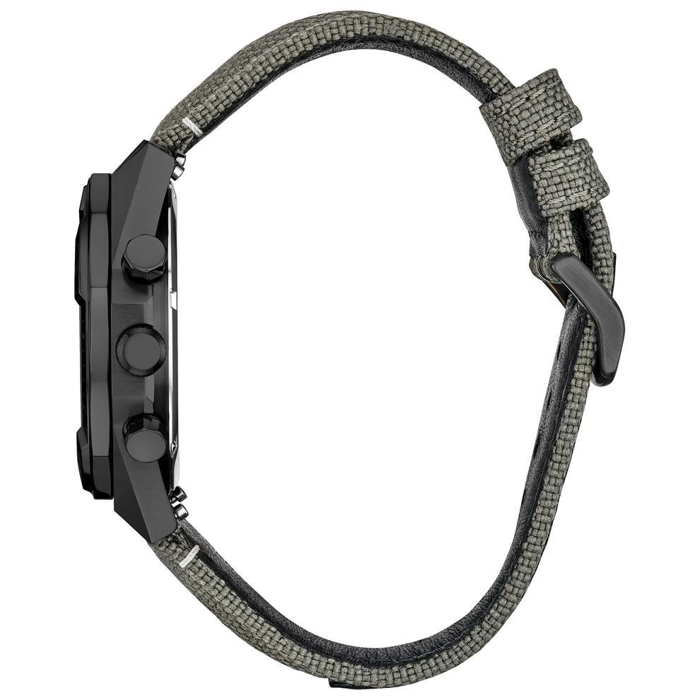 Men's Sports Casual Nighthawk Chrono Watch in Gray Nylon – Image 2 of 2
