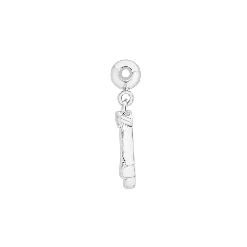 Cowboy Boot Bead Charm in Sterling Silver – Image 2 of 3