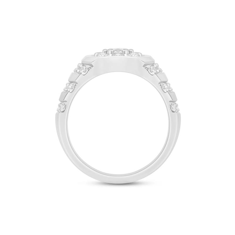 Men&#39;s Lab Grown Diamond Ring in 10K White Gold &#40;2 ct. tw.&#41; – Image 2 of 3