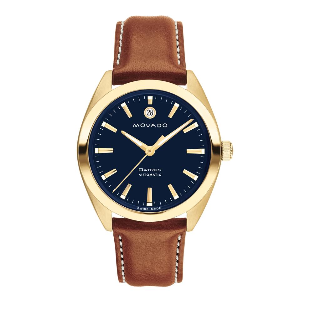 Men's Heritage Datron Watch With Brown Leather Strap – Image 1 of 3