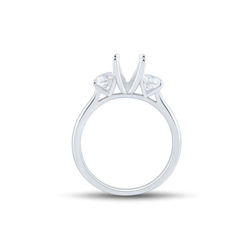 5/8 ct. tw. Diamond Semi-Mount Engagement Ring – Image 4 of 6