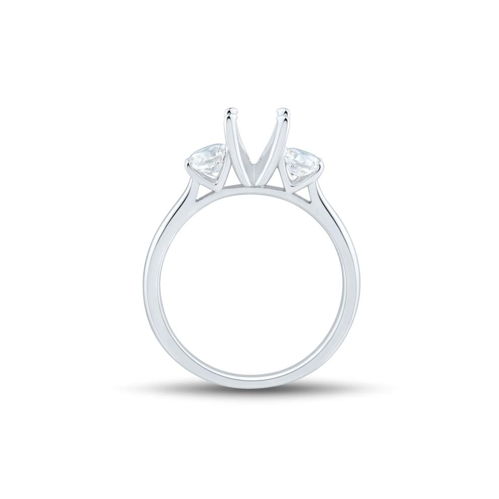 5/8 ct. tw. Diamond Semi-Mount Engagement Ring – Image 4 of 6