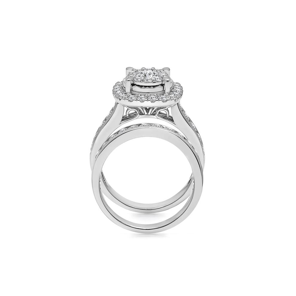 Lab Grown Diamond Composite Center Engagement Set in 10K White Gold (2 ct. tw.) – Image 2 of 3
